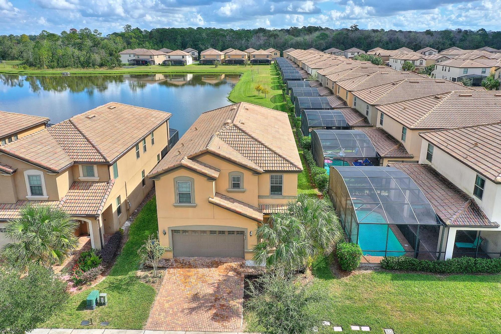 Stylish Cozy Family Getaway With Private Pool And Lake View Kissimmee Exteriér fotografie
